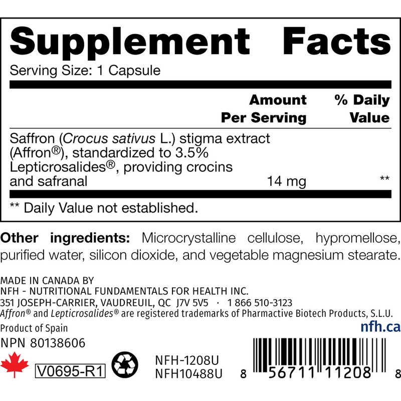 Saffron SAP (60 Capsules)