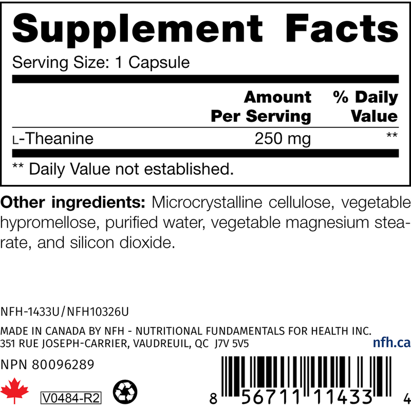L-Theanine SAP (60 Capsules)