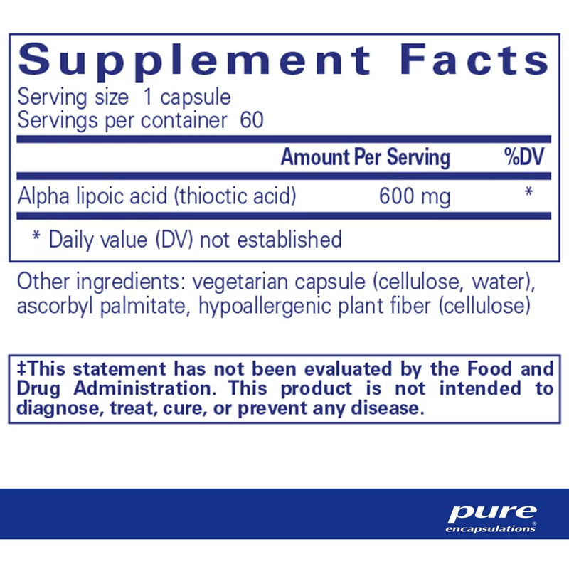 Alpha Lipoic Acid (600 mg)