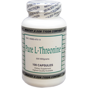 Pure L-Threonine (500 mg) (100 Capsules)