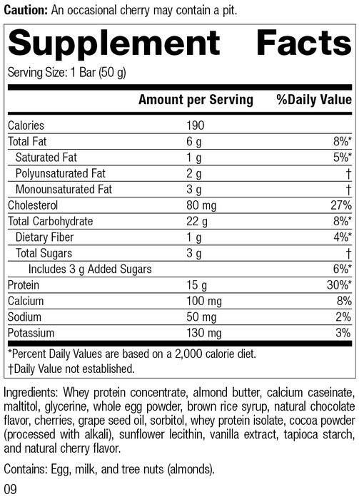 StandardBar®-Cocoa Cherry, 18 1.75 oz. (50 g) Bars