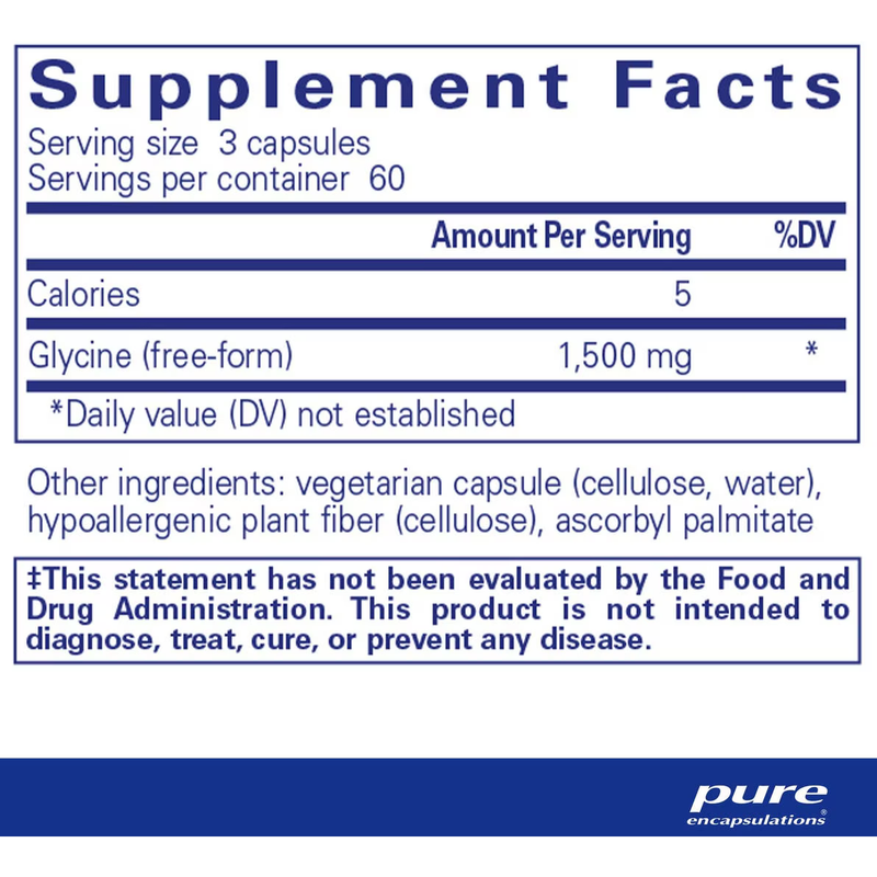 Glycine (180 Capsules)