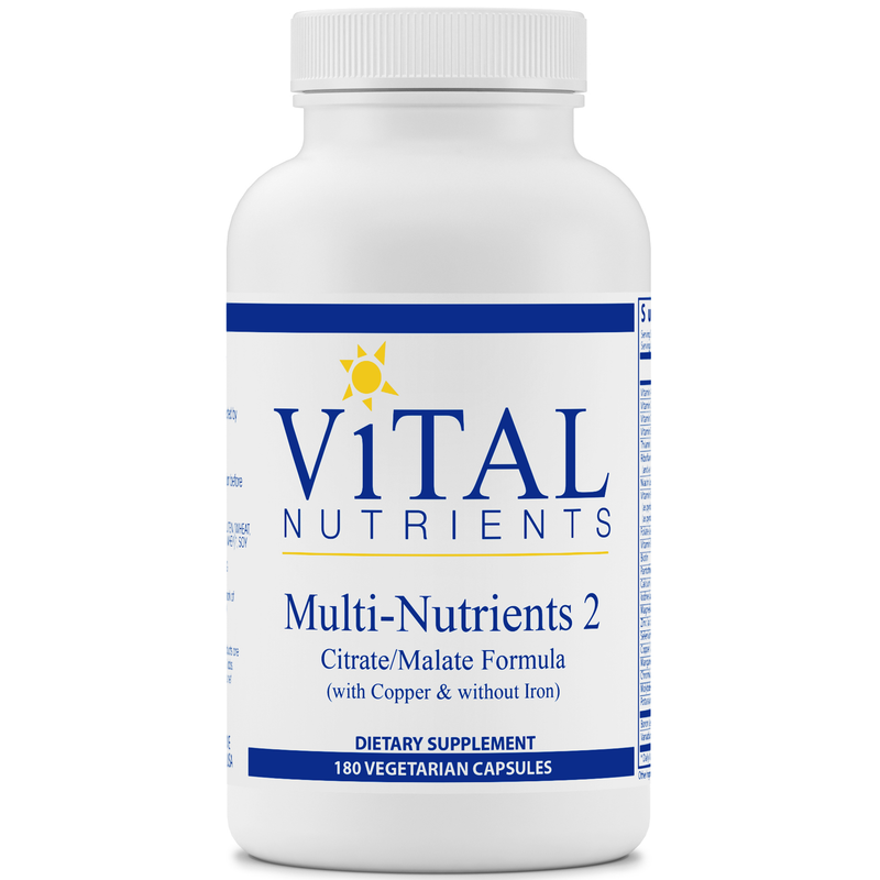 Multi-Nutrients 2 (Citrate/Malate Formula) (180 Capsules)