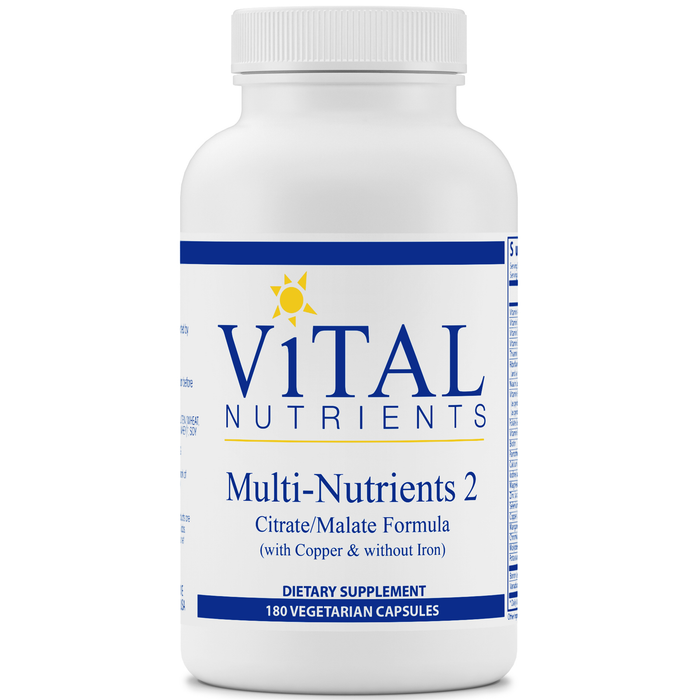 Multi-Nutrients 2 (Citrate/Malate Formula) (180 Capsules)