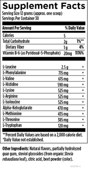 Amino Acid Supreme (360g) Supplement Facts