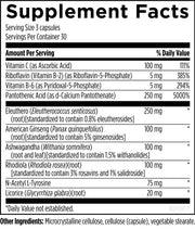 Adrenotone (90 Capsules) Supplement Facts