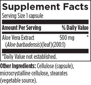 Aloe/200x (60 Capsules) Supplement Facts
