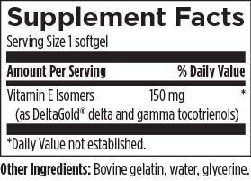 Annatto-E 150 (30 Softgels) Supplement Facts