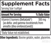 Annatto-E 300 (30 Softgels) Supplement Facts
