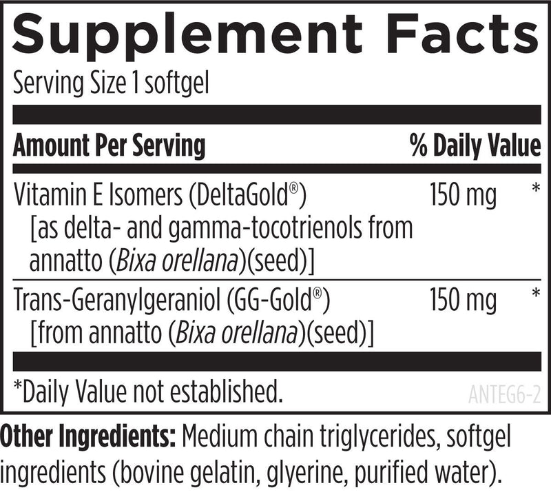 annatto-e-gg (60 Softgels) Supplement Facts