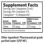 Professional Bio-Active Silver Hydrosol Dropper (59 ml)