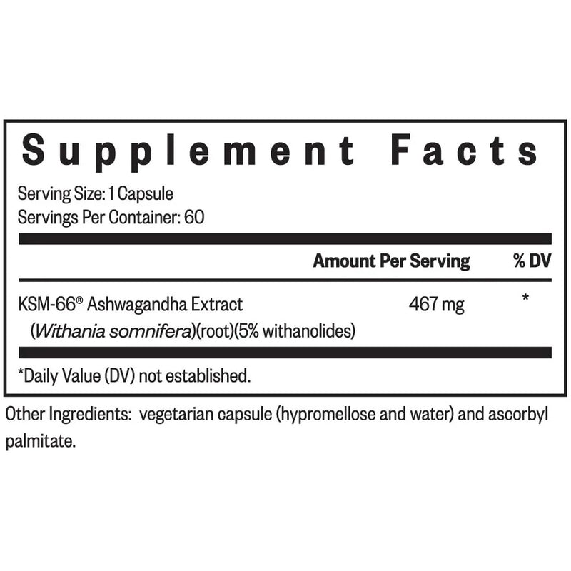 Ashwagandha Extract (60 Capsules)