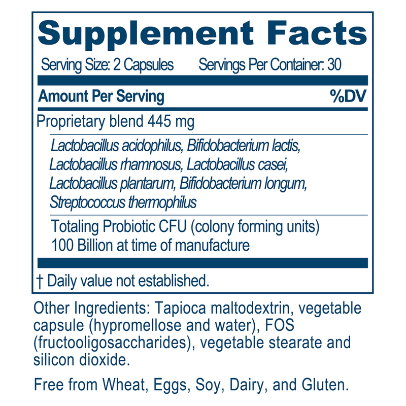 Probiotic 100B (60 Capsules)