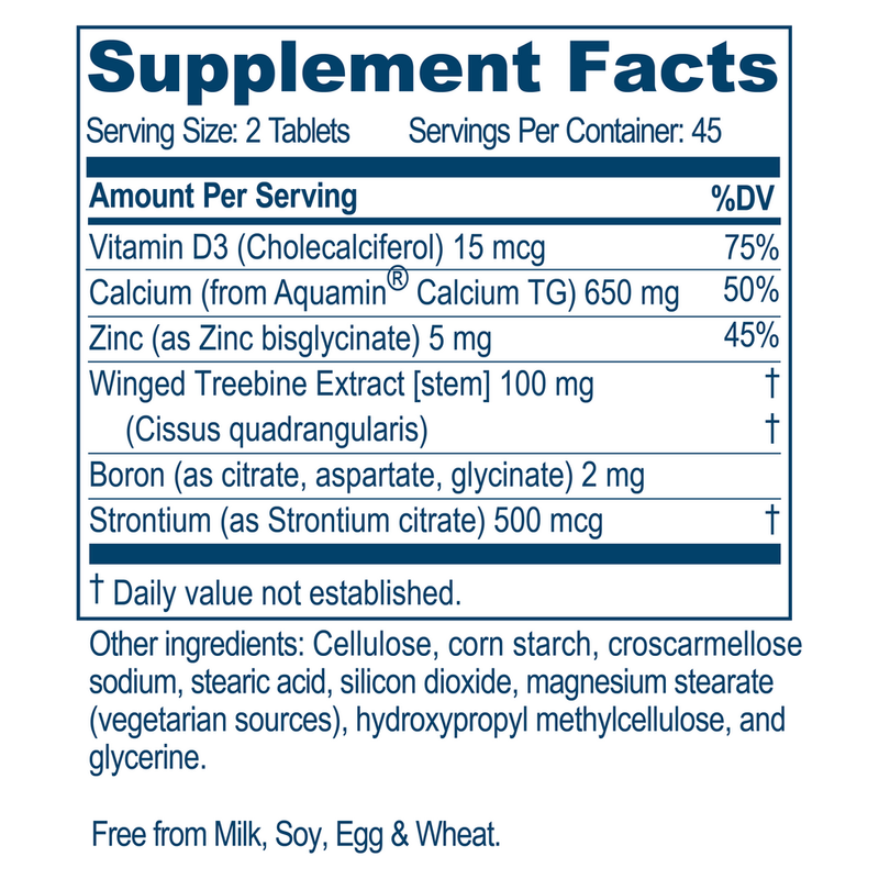 Calcium + Cofactors (90 Tablets)