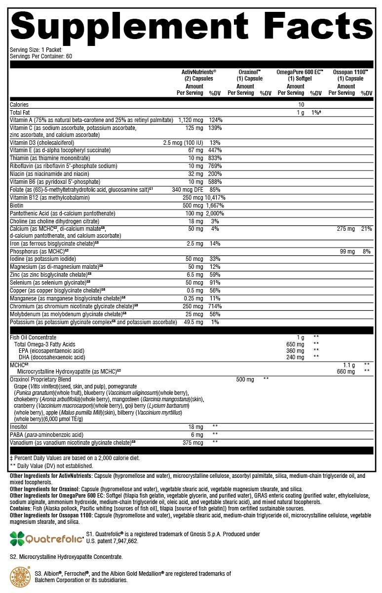 ActivEssentials for Women (60 Packets)