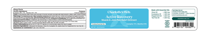 Active Recovery Muscle & Joint Pain Relief