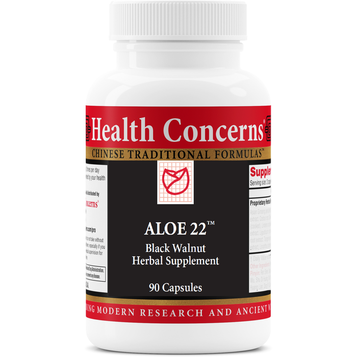 Health Concerns - Aloe 22 (90 Capsules) - 