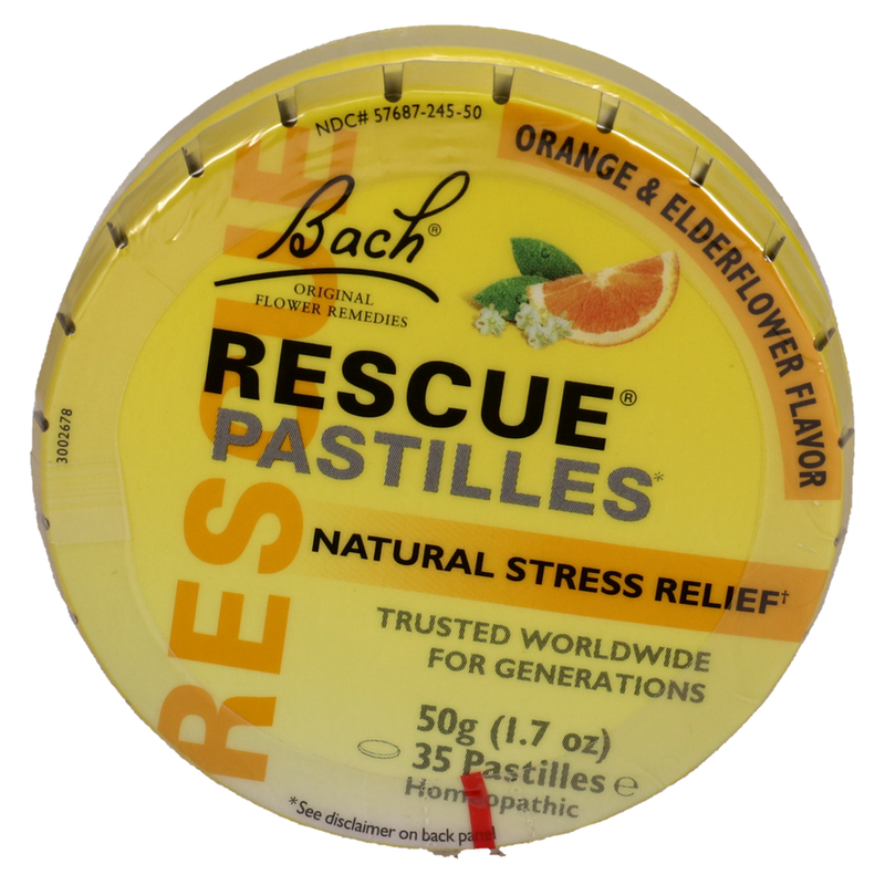 RESCUE Pastilles Orange & Elderflower (35 Lozenges)
