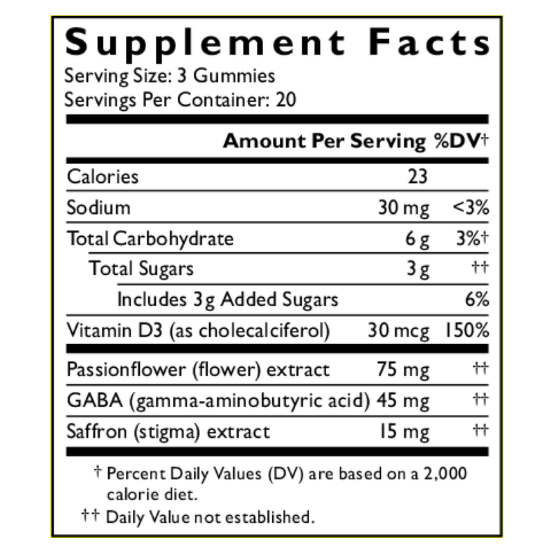 RESCUE Plus Mood & Stress Support Gummies Orange (60 Gummies)