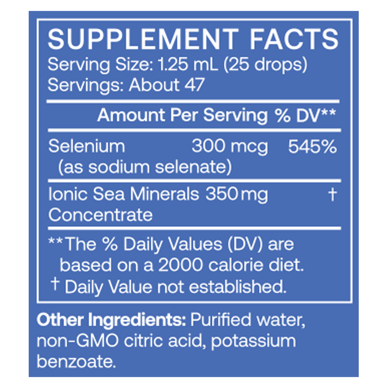 Liquid Mineral 8 Selenium (2 oz)