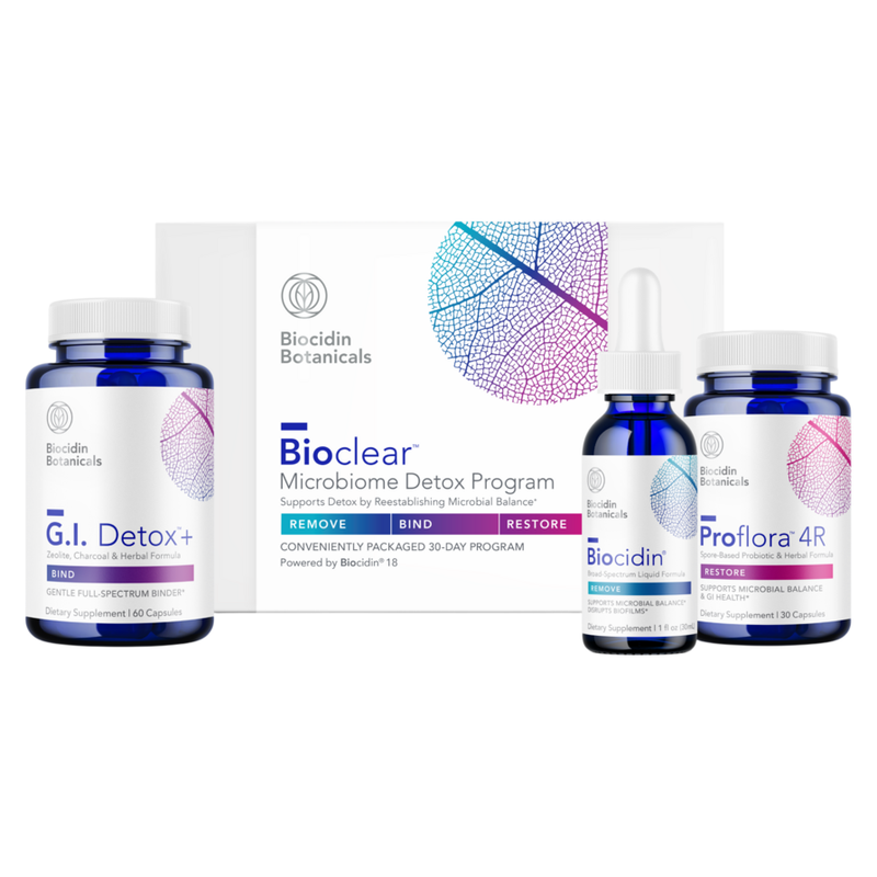 Bioclear Microbiome Detox Program with Biocidin Liquid (1 Kit)