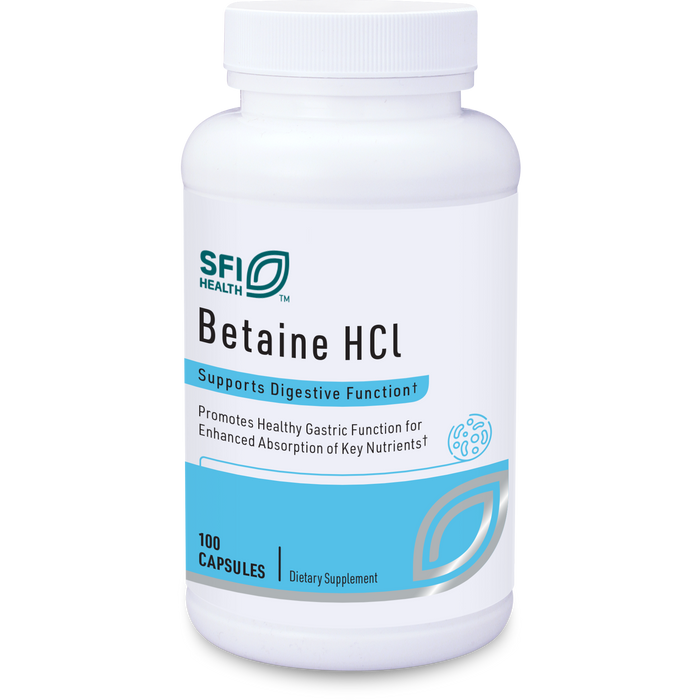 Betaine HCl (100 Capsules)