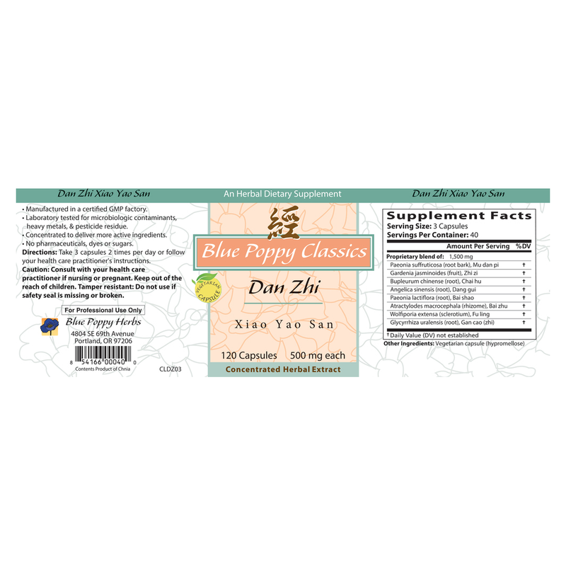 Dan Zhi Xiao Yao San (120 Capsules)
