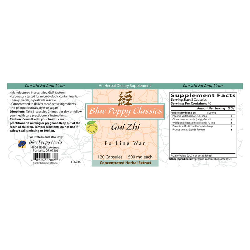 Gui Zhi Fu Ling Wan (120 Capsules)