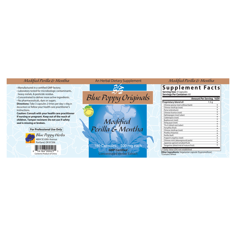 Modified Perilla & Mentha (180 Capsules)