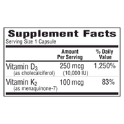 D3-K2 (120 Capsules)