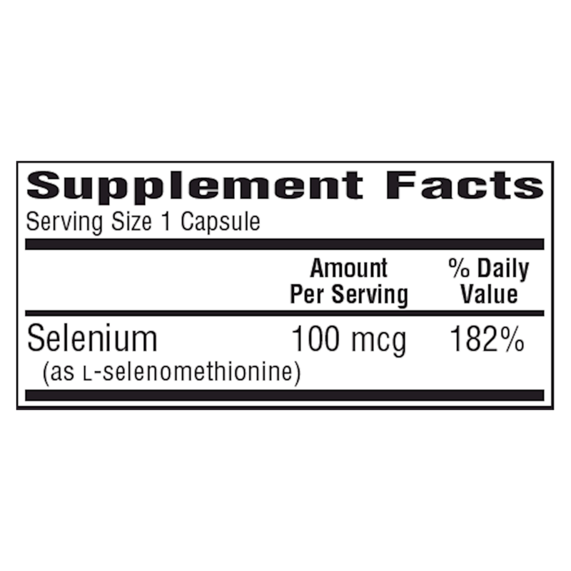 Se-100 (Seleno-Methionine) (100 Capsules)