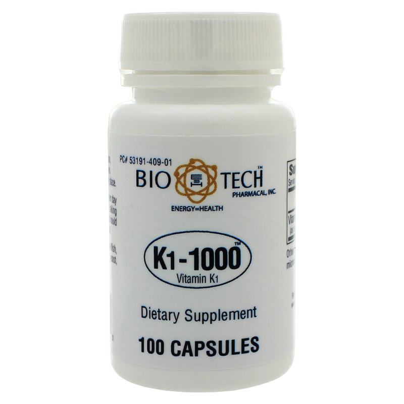K1-1000 (Vitamin K1) (100 Capsules)