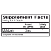 Melatonin 3 mg (100 Capsules)