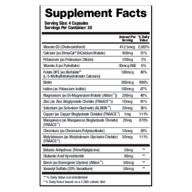 Support Minerals (120 Capsules)