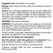 Broad Spectrum CBD Softgel Capsules - Label (3000 mg)