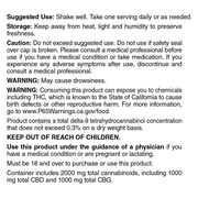 Broad Spectrum CBD + CBG Oil Tincture (Lemon Lime) (30 mL) - Label