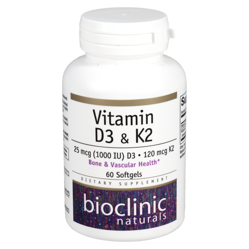 Vitamin D3 & K2 (60 Softgels)