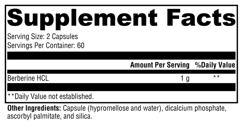 Berberine (120 Capsules)