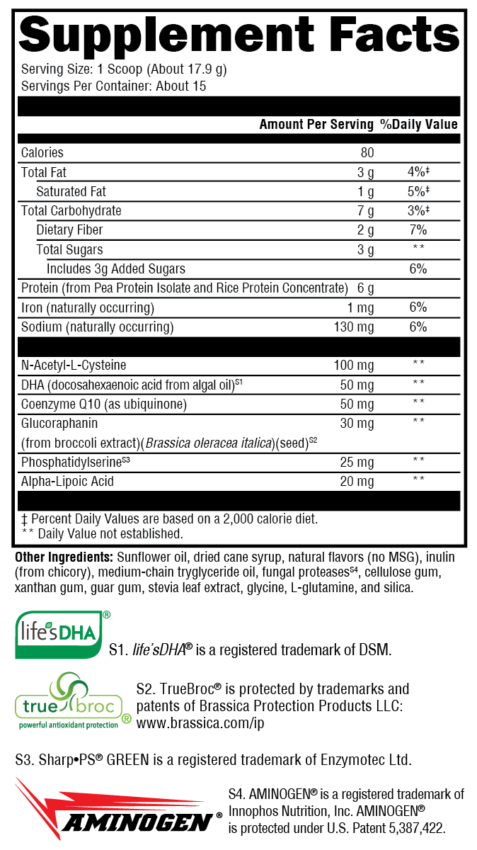 BrainSustain for Kids Vanilla Delight (15 Servings)