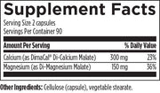 Cal/Mag 2:1 (180 Capsules) Supplement Facts