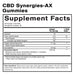 CBD Synergies-AX Gummies (60 Gummies)