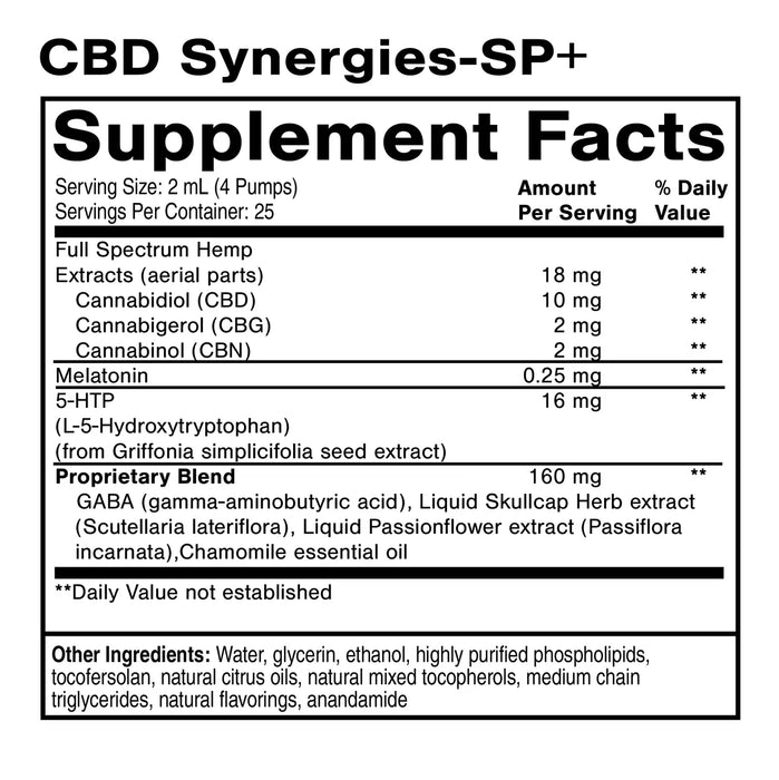 CBD Synergies-SP+ (50 mL)