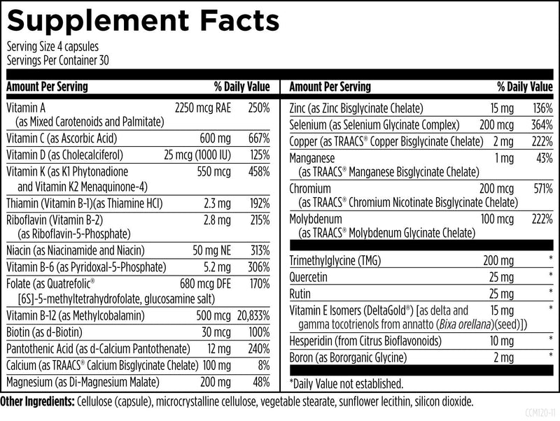 dfh-complete-multi-with-copper Supplement Facts