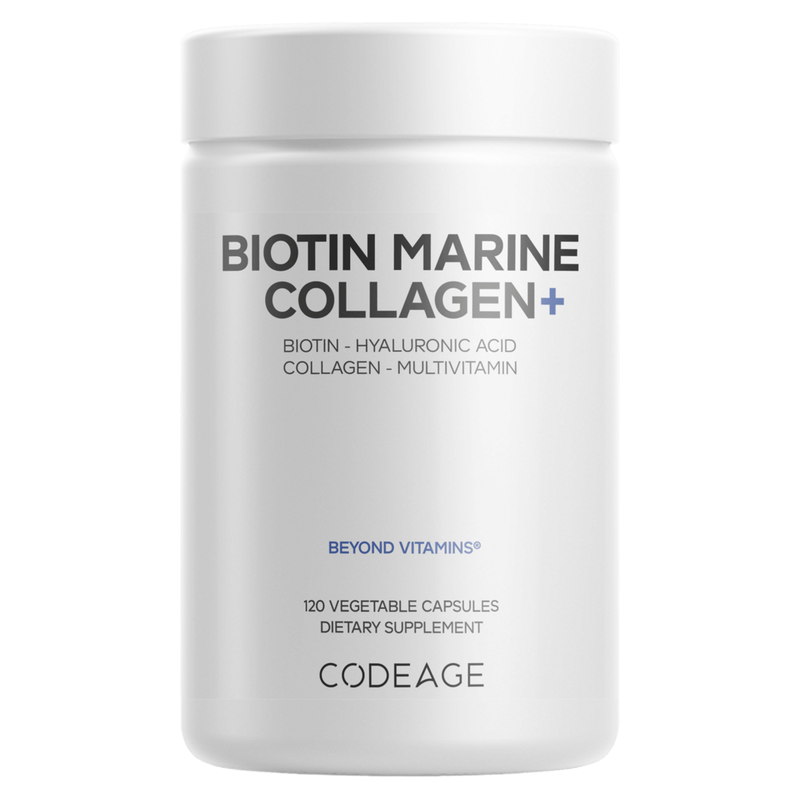 Biotin Marine Collagen + HA + Vit C (120 Capsules)