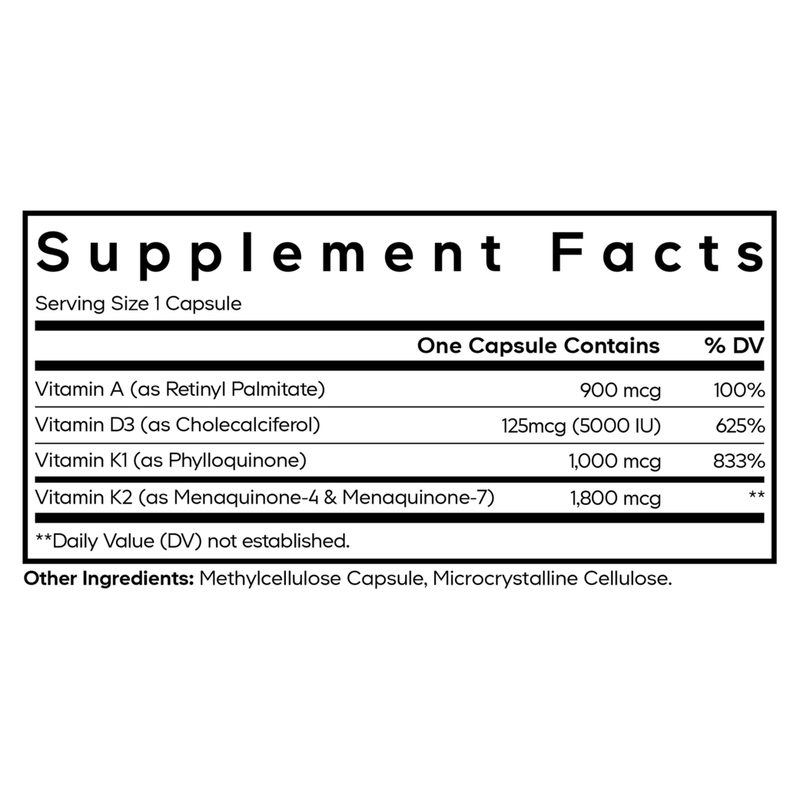 ADK Vitamins (180 Capsules)