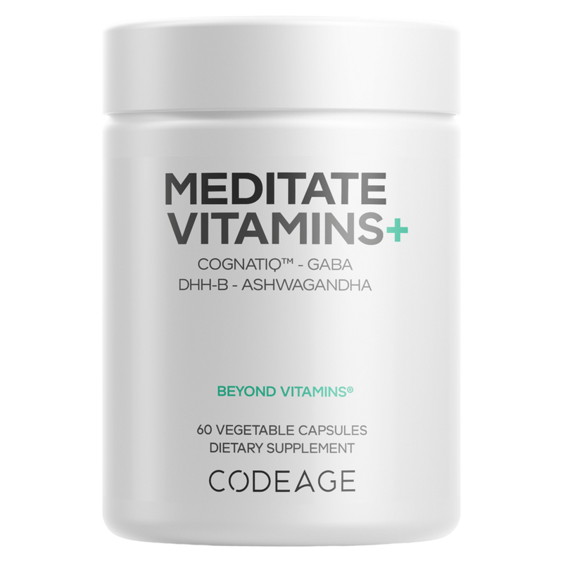 Meditate Vitamins - Stress Anxiety & Cortisol (60 Capsules)