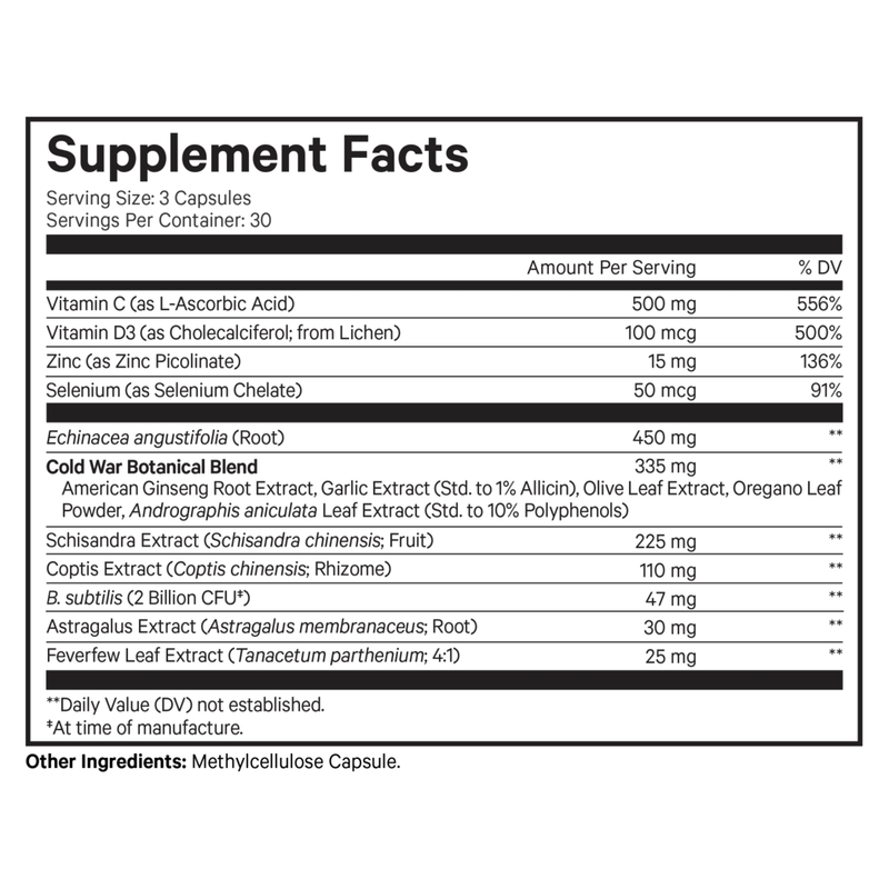 Clearhead Echinacea - Immune Support (90 Capsules)