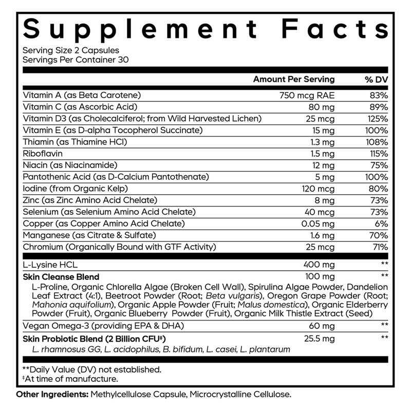 Teen Clearface (60 Capsules)
