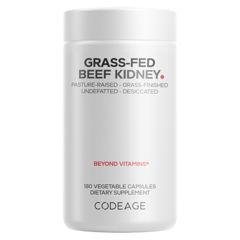 Grass-Fed Beef Kidney (180 Capsules)