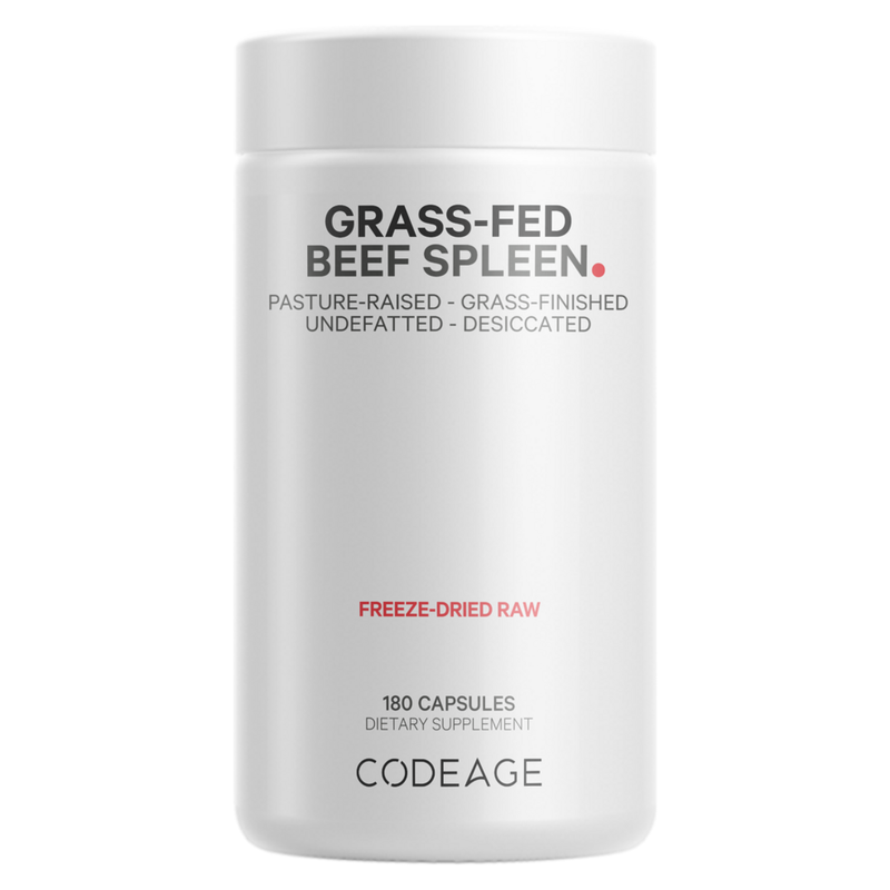 Grass-Fed Beef Spleen (180 Capsules)